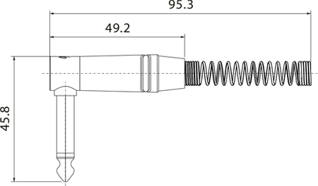 KABEL JACK 6.3 MONO KĄTOWY 10m ROXTONE SGJJ110L10